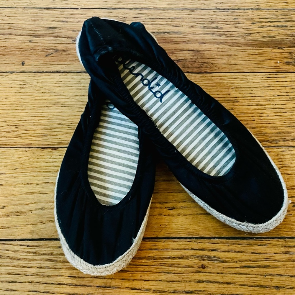 Anthropologie | Splendid Black Ballet Flats - SZ 6